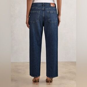 Reiss women’s selin mid Blue Straight leg Jeans size 27